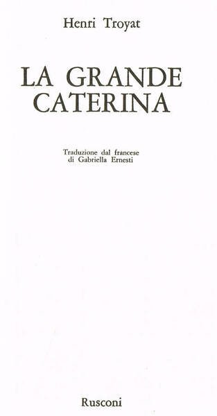 LA GRANDE CATERINA | Immagine principale