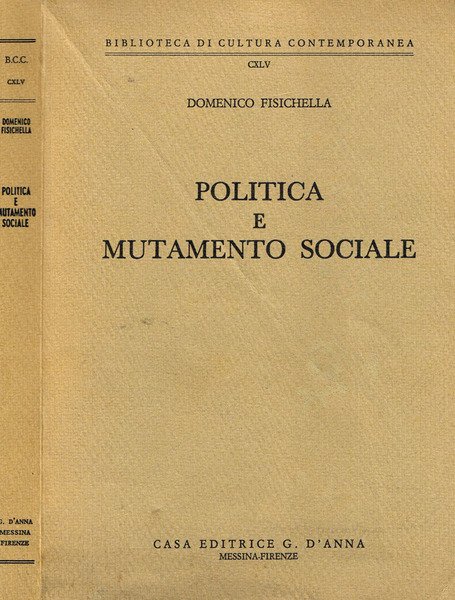POLITICA E MUTAMENTO SOCIALE | Immagine principale