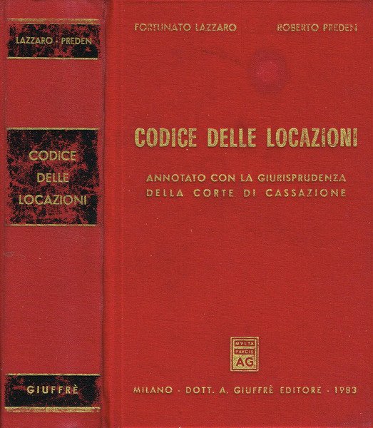 CODICE DELLE LOCAZIONI ANNOTATO CON LA GIURISPRUDENZA DELLA CORTE DI …