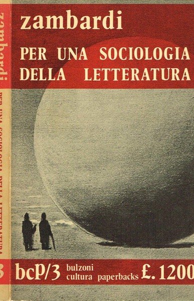 PER UNA SOCIOLOGIA DELLA LETTERATURA