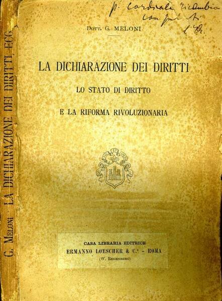 La Dichiarazione Dei Diritti | Immagine principale