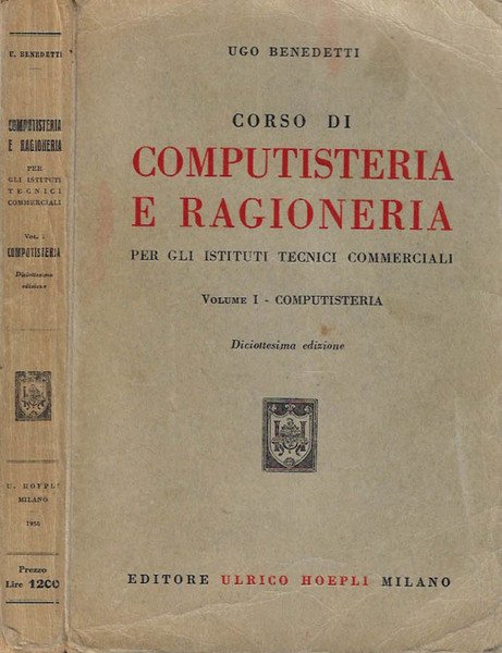 Corso di Computisteria e Ragioneria per gli Istituti tecnici Commerciali …