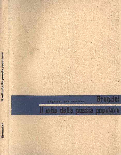 Il mito della poesia popolare