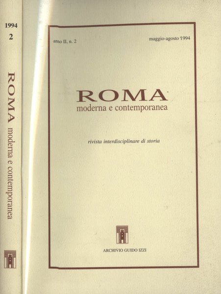Roma moderna e contemporanea (anno II, n. 2)