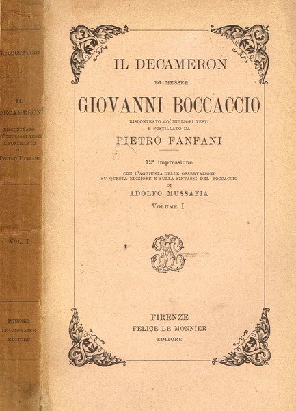 IL DECAMERON vol.I