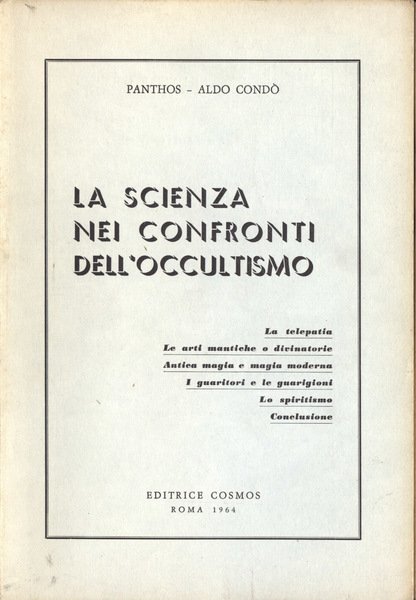 La scienza nei confronti dell' occultismo