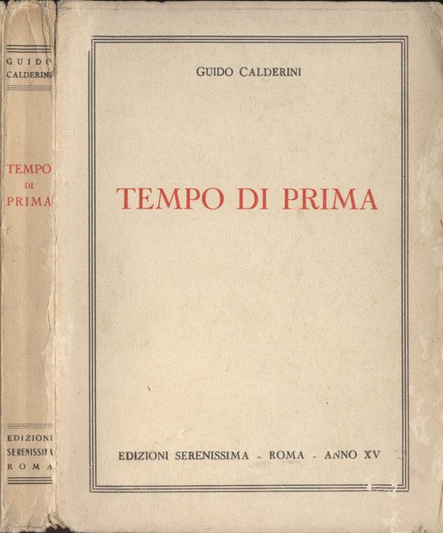 Tempo di prima