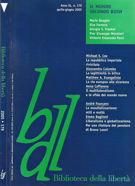 Biblioteca della Libertà N. 179 | Immagine principale