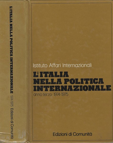Istituto Affari Internazionali - L' Italia nella Politica Internazionale | Immagine principale