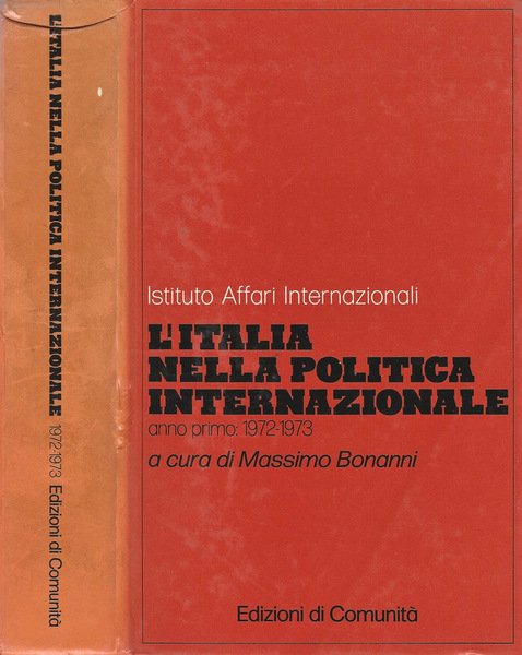 Istituto Affari Internazionali - L' Italia nella Politica Internazionale