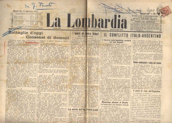 La Lombardia Anno 53 n. 218 | Immagine principale
