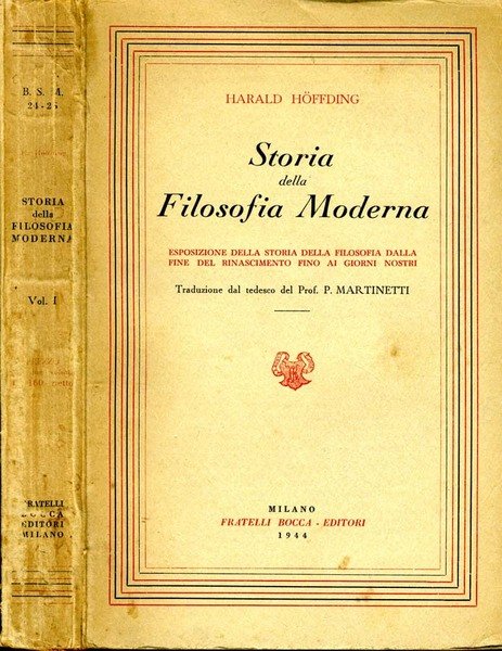 Storia Della Filosofia Moderna