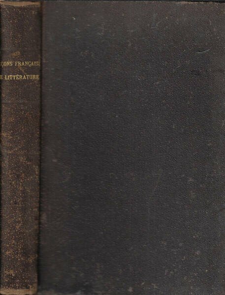 Lecons francaises de litterature et de morale