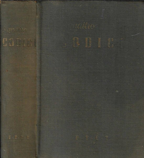 I quattro codici Codice civile- Codice di procedura civile- Codice …
