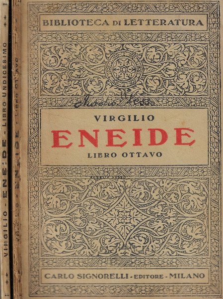 Eneide Libro ottavo-undicesimo