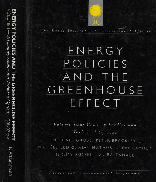 Energy policies and the greenhouse effect Volume Two: Country studies …