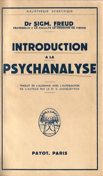 Introduction a la Psychanalyse