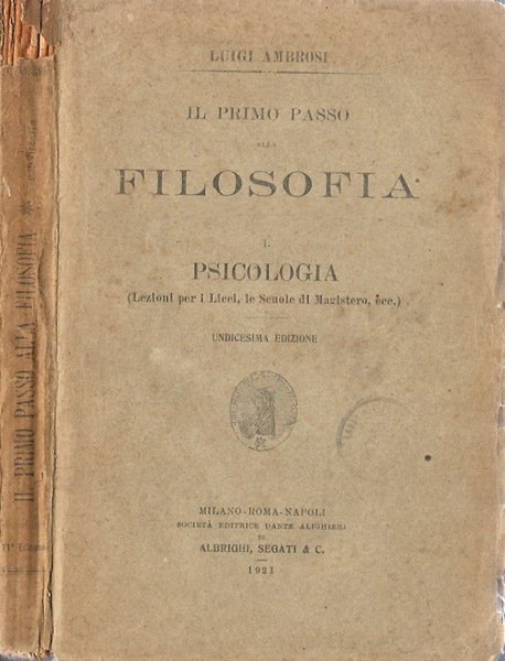 Il primo passo alla filosofia