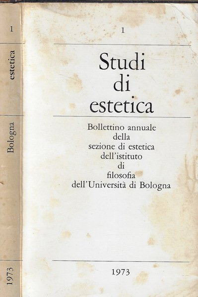 Studi di estetica N. 1 1973