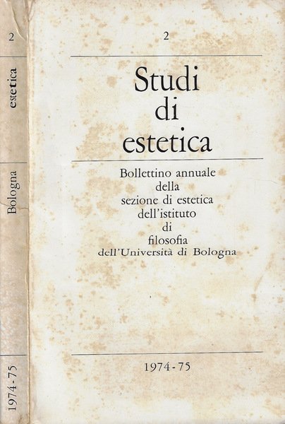 Studi di estetica N. 21974-75