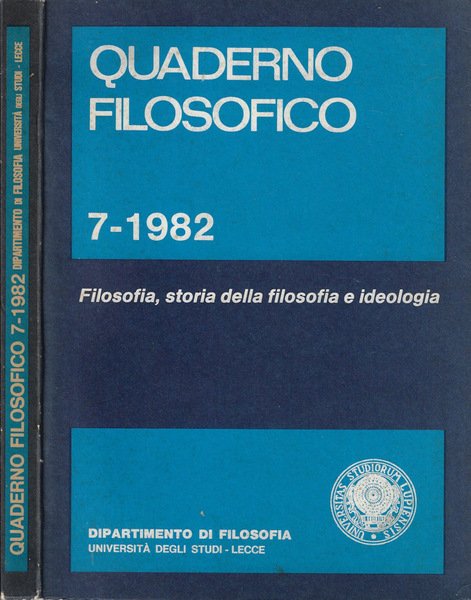 Quaderno filosofico N. 7 1982