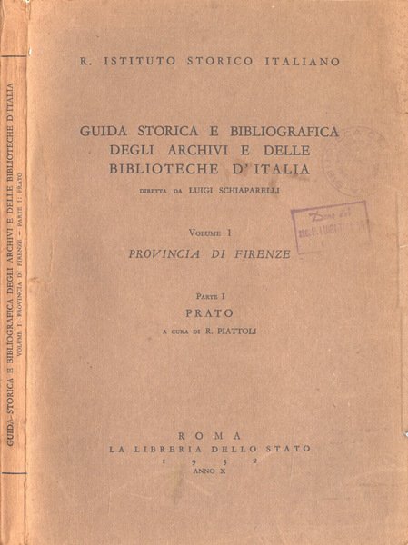Guida storica e bibliografica degli archivi e delle biblioteche d' …
