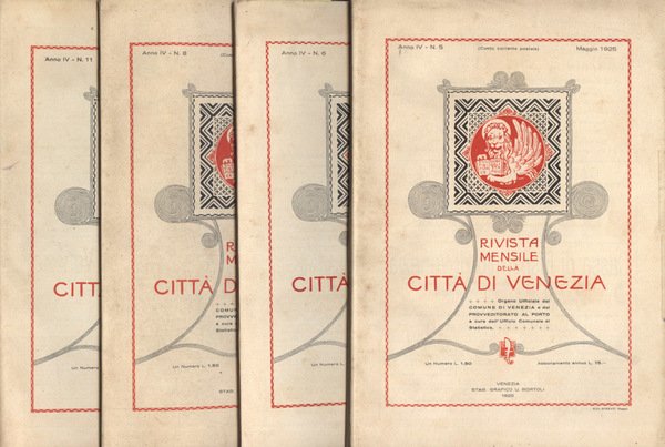 Rivista mensile della città di Venezia Anno IV n. 5 … | Immagine principale