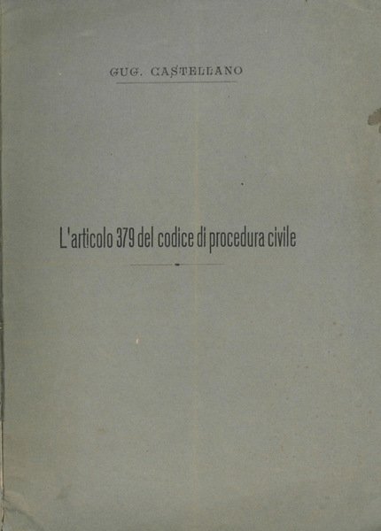 L'articolo 379 | Immagine principale