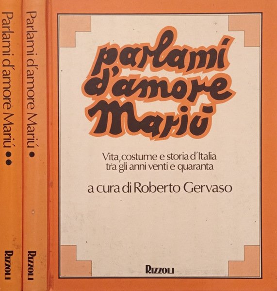 Parlami damore Mariù Vol.I II