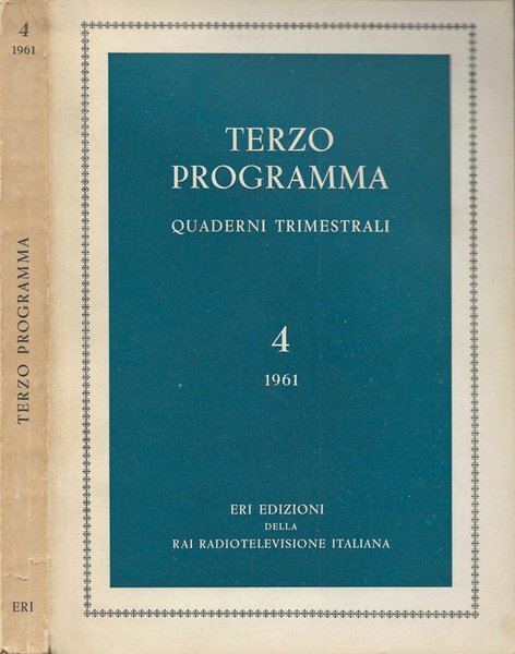 Terzo programma Vol.4 1961