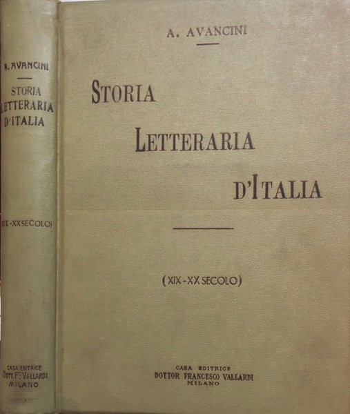 Storia Letteraria d'Italia