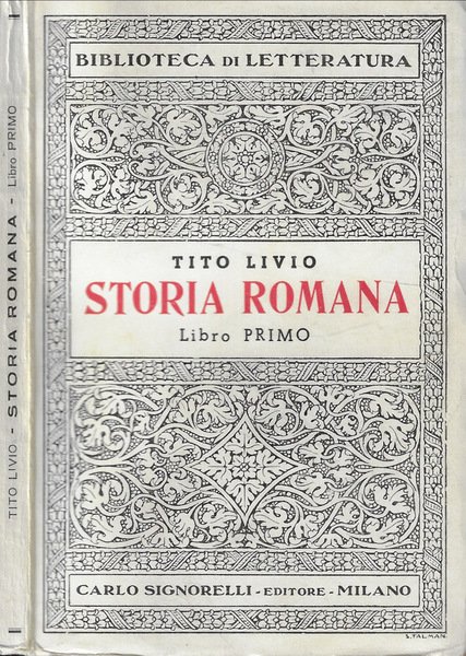 Storia romana libro primo