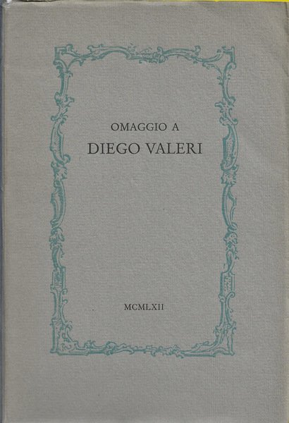 Omaggio a Diego Valeri