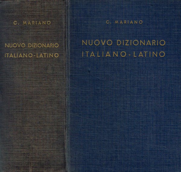 Nuovo dizionario italiano-latino