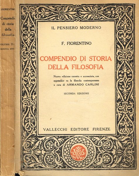 Compendio di storia della filosofia vol.II parte II