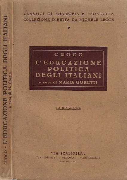 L'educazione politica degli Italiani