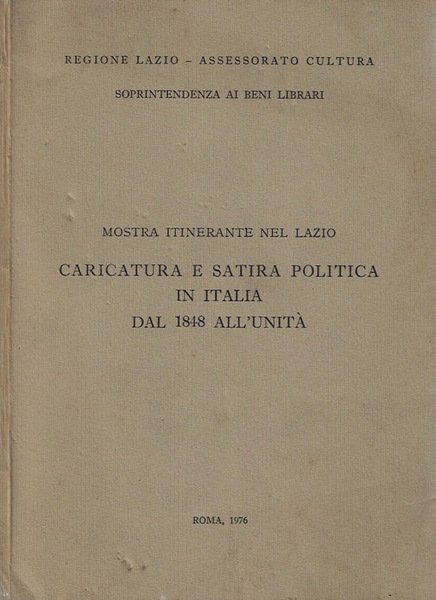 Caricatura e satira politica in Italia dal 1848 all'unità