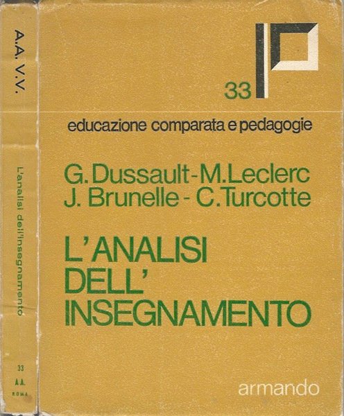 L'analisi dell'insegnamento | Immagine principale