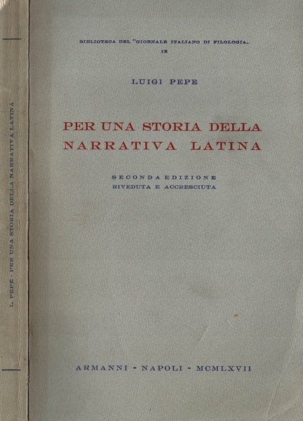 Per una storia della narrativa latina