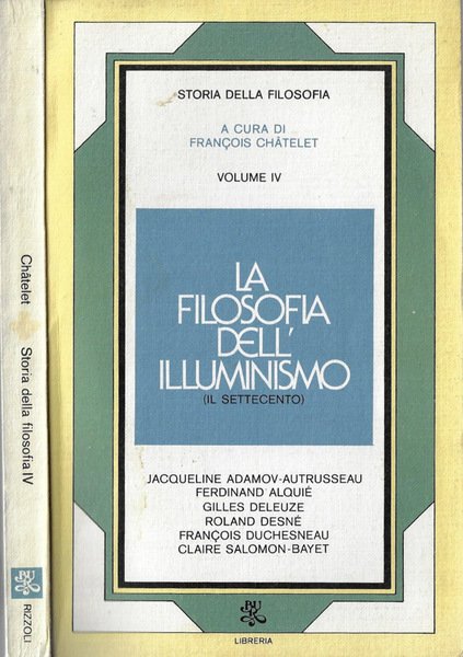 Storia della filosofia Vol IV