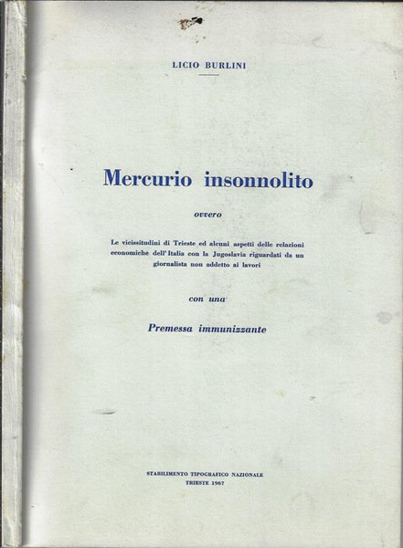Mercurio insonnolito | Immagine principale