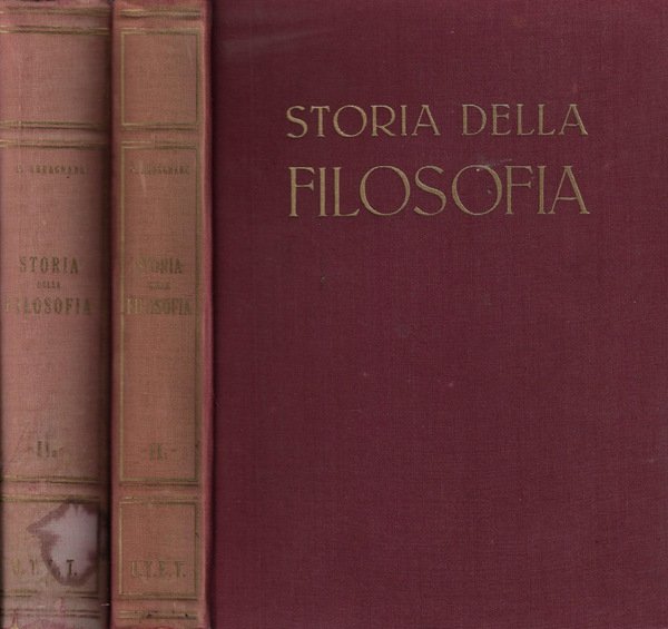 Storia della filosofia vol II parte prime e seconda