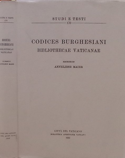 Codices Burghesiani Bibliothecae Vaticanae