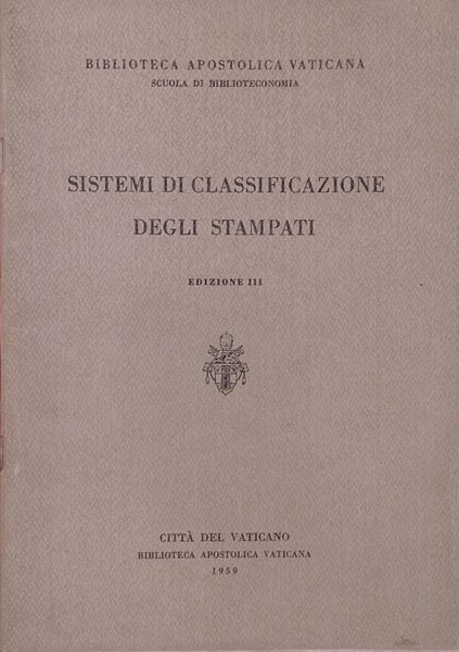 Sistemi di classificazione degli stampati