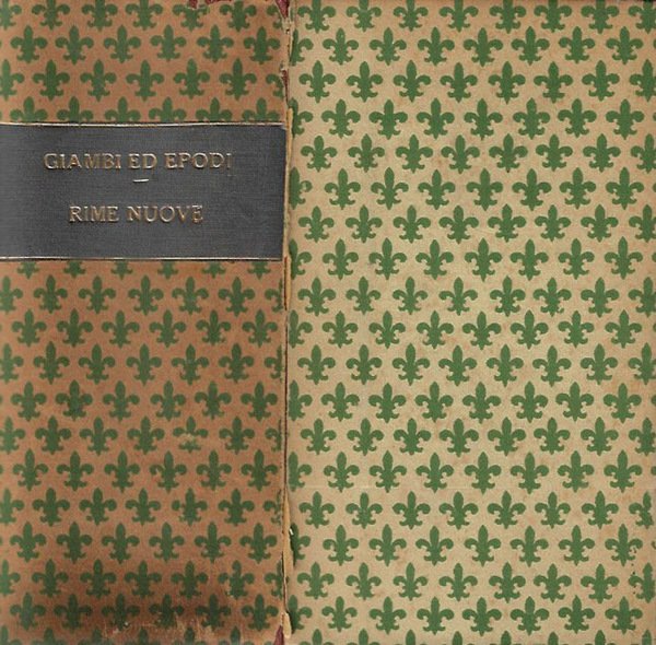 Giambi ed Epodi - Rime Nuove