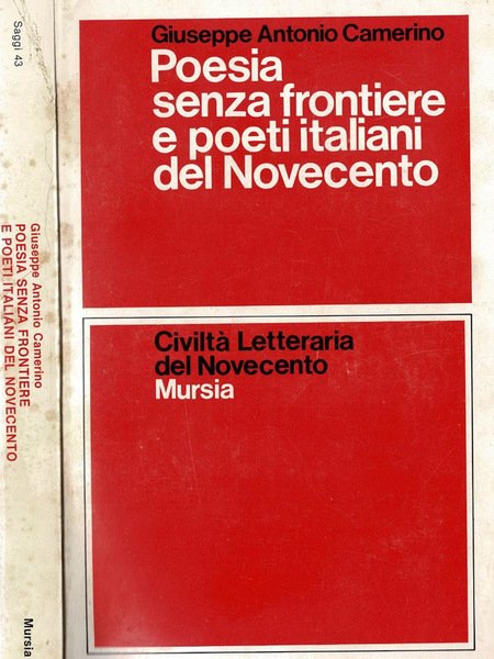 Poesia senza frontiere e poeti italiani del Novecento | Immagine principale