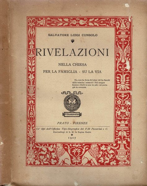 Rivelazioni. Nella Chiesa - Per la famiglia - Su la … | Immagine principale