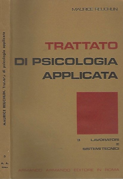 Trattato di psicologia applicata, vol. 3 | Immagine principale