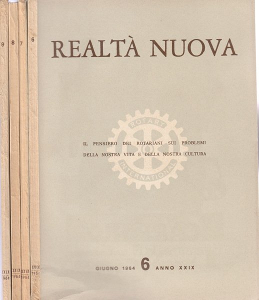 Realtà nuova anno XXIX n6,7,8,9 | Immagine principale