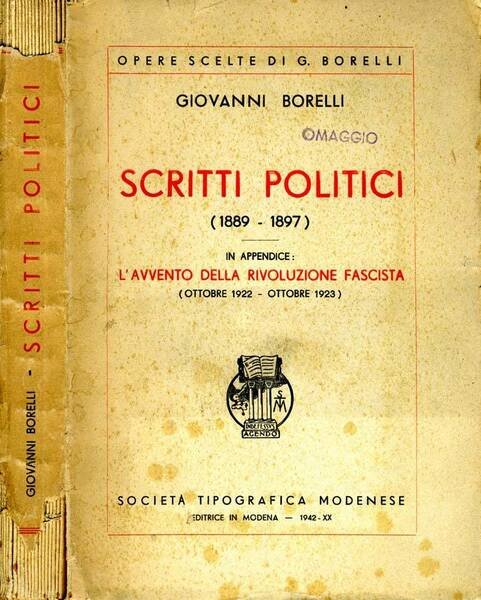 Scritti Politici | Immagine principale